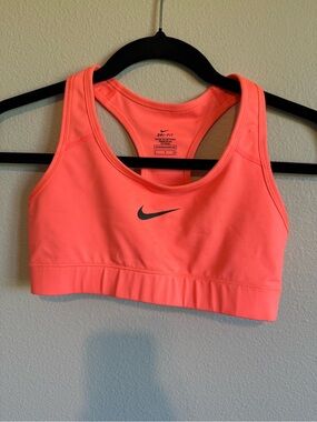 Nike Coral/Peach Racerback Sports Bra